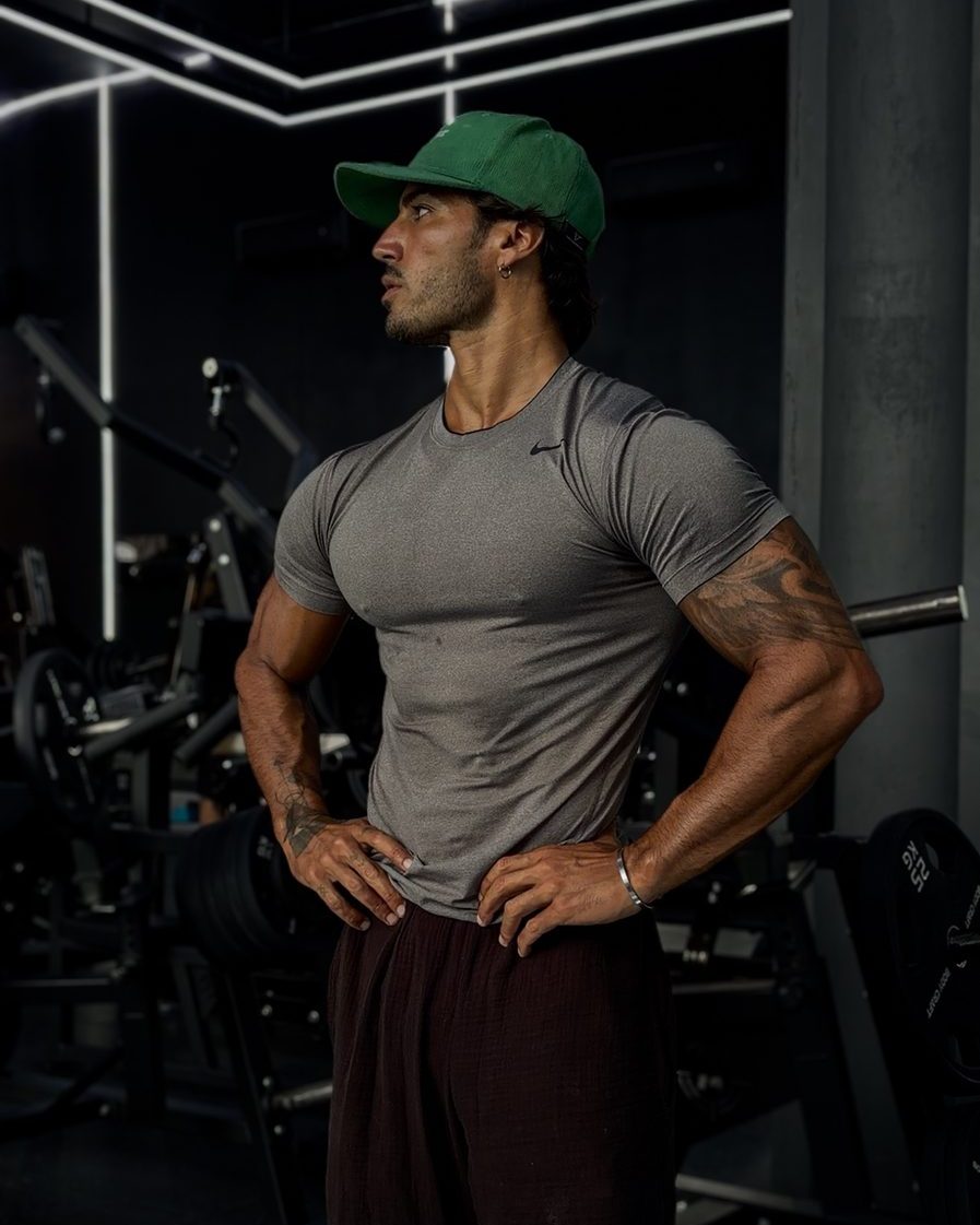 Franco training in the gym
